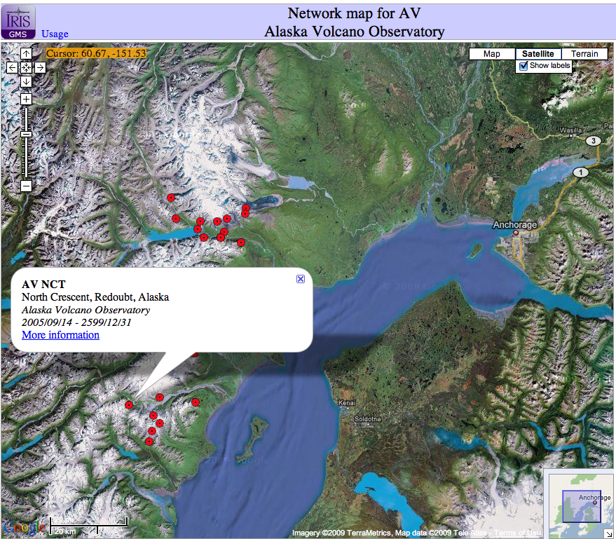Network map of AV