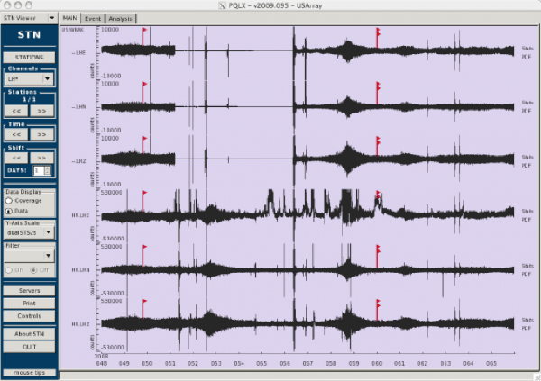 Screenshot of the latest PQLX release