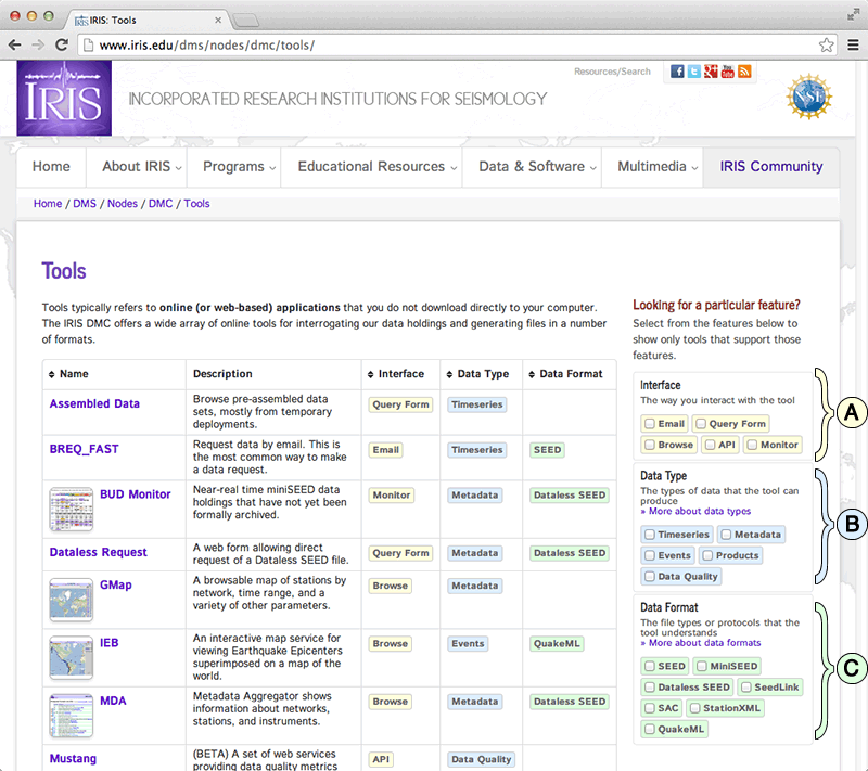 Figure 1 - Tool Wizard screenshot
