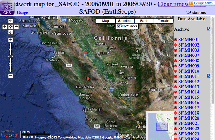 Network _SAFOD