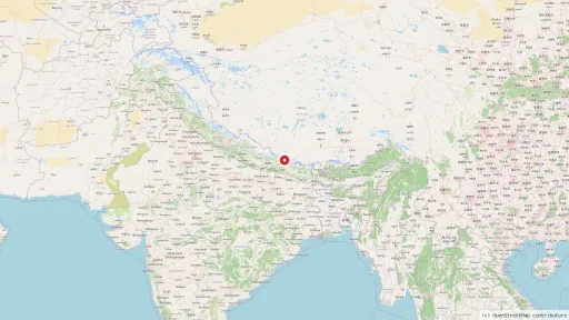 Nepal glacial collapse and debris flow