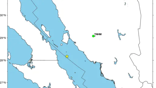 M 6.1 Gulf of California, Mexico
