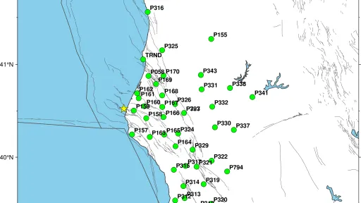 M 6.4 Ferndale, California
