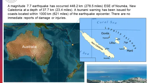 M 7.7 Loyalty Islands