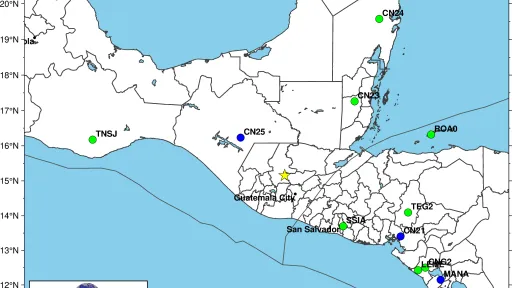 M 6.4 Guatemala