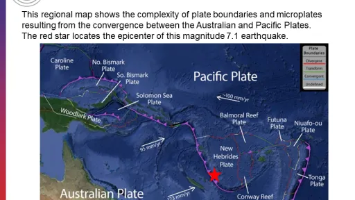 M 7.1 Vanuatu