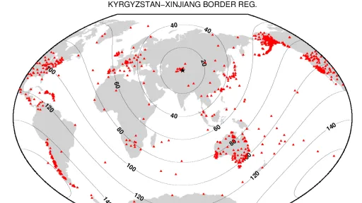 M 7.0 China
