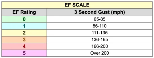 EF scale