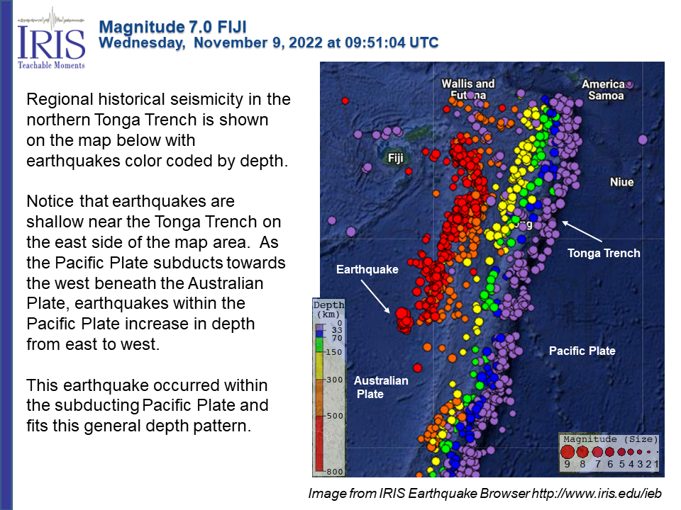 M 7.0 Fiji