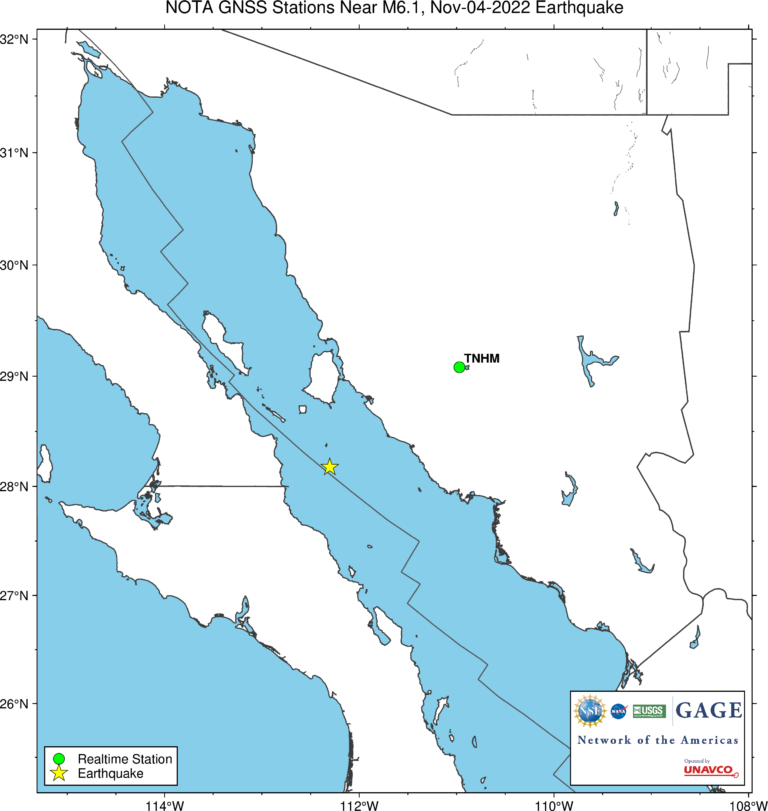 M 6.1 Gulf of California, Mexico