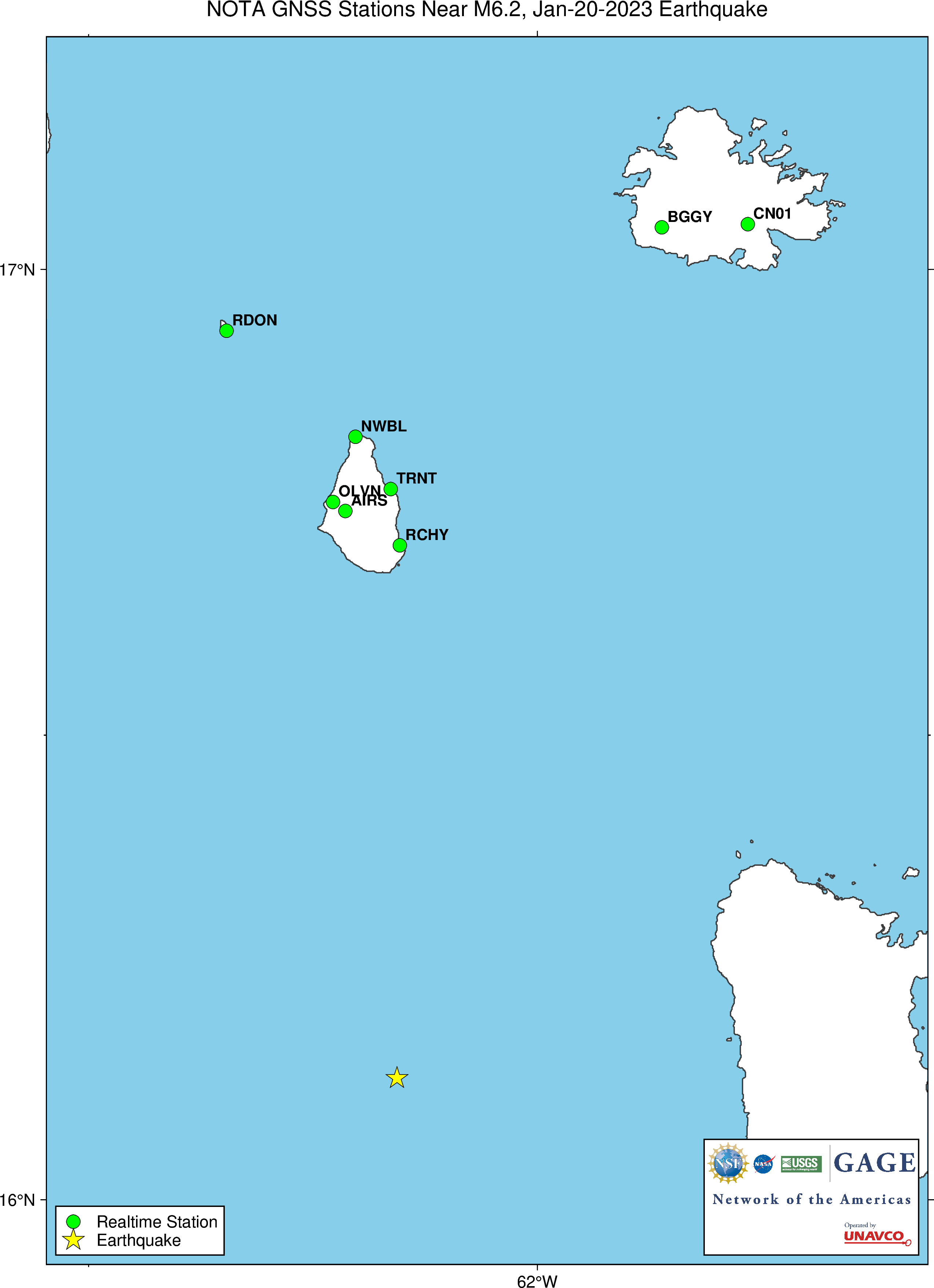 Nearest GPS/GNSS Stations