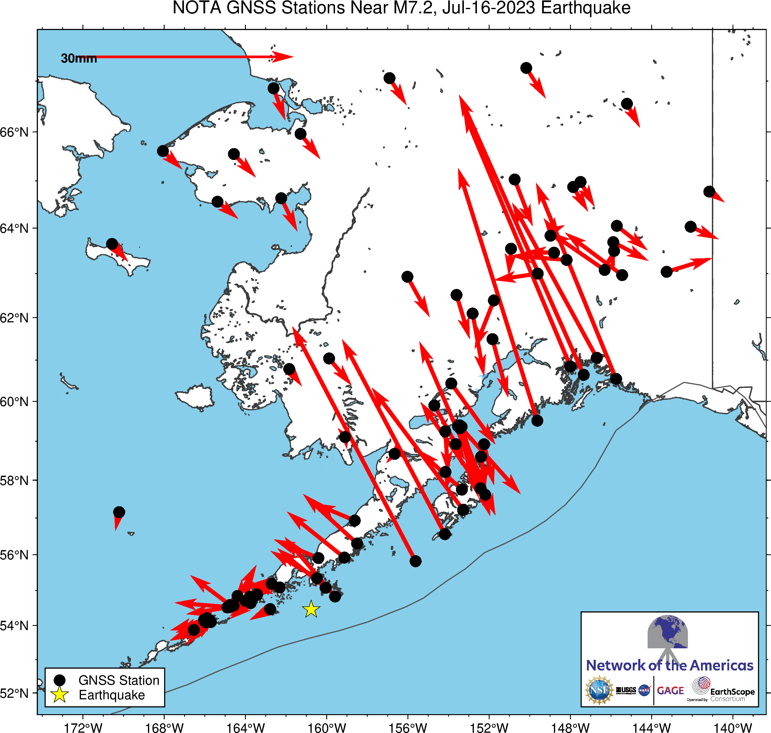 Long-term GPS Station Velocities