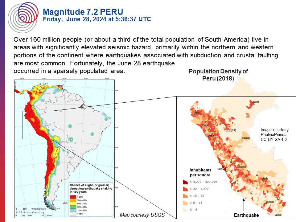 M 7.2 Peru
